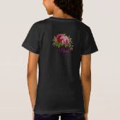 Pink Rose Elegance  Tシャツ (裏面)