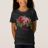 Pink Rose Elegance  Tシャツ (正面)