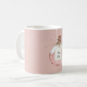 Pink Rose Elixer Bottle コーヒーマグカップ (正面左)