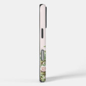 Pink Rose Floral Fence Cowgirl Case-Mate iPhoneケース (裏面 / 右)