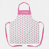 Pink Rose Flower Apron エプロン (正面)