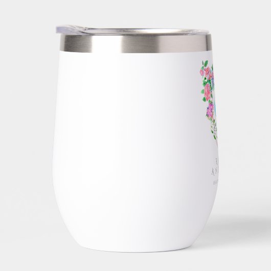 Pink Rose Ribbon 60th Birthday (右面)