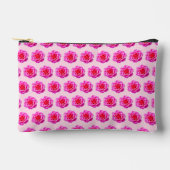 Pink Rose Seamless Pattern Pouch アクセサリーポーチ (正面)