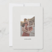 Pink Rose Wedding Save The Date セーブザデート (裏面)