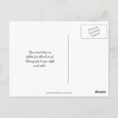 Pink Rosebud Delight Flower Photography  ポストカード (裏面)