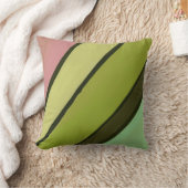 Pink Rosebud Interpretive Art Pillow クッション (ブランケット)