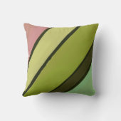 Pink Rosebud Interpretive Art Pillow クッション (裏面)