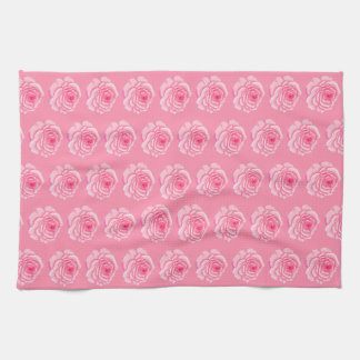Pink roses キッチンタオル