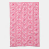 Pink roses キッチンタオル (縦)