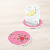 Pink roses コースター (側面)