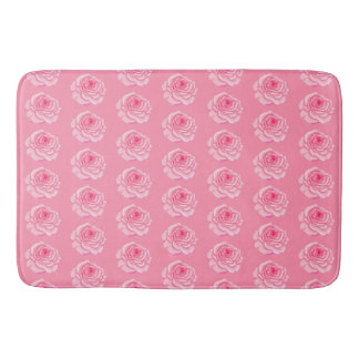 Pink roses バスマット