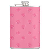 Pink roses フラスク (正面)