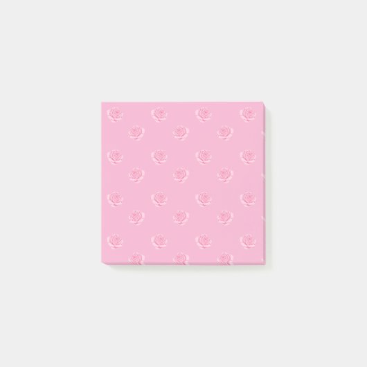 Pink roses ポストイット (正面)