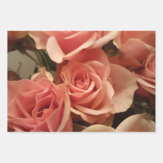 Pink Roses ラッピングペーパーシート