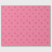 Pink roses ラッピングペーパー (フラット)