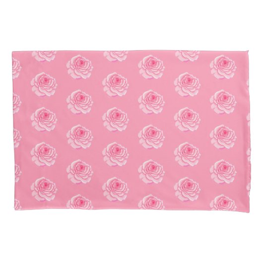 Pink roses 枕カバー (正面)