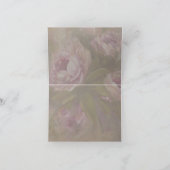 Pink Roses 4 x 5.6" カード (内部)