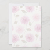 Pink Roses Card 招待状 (裏面)