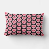 Pink Roses Floral Throw Pillow Decorative  ランバークッション (正面)