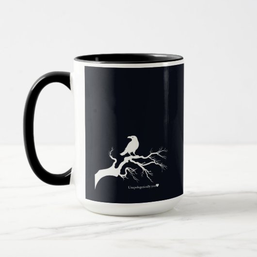 Pink Roses Gothic Mug マグカップ (左)