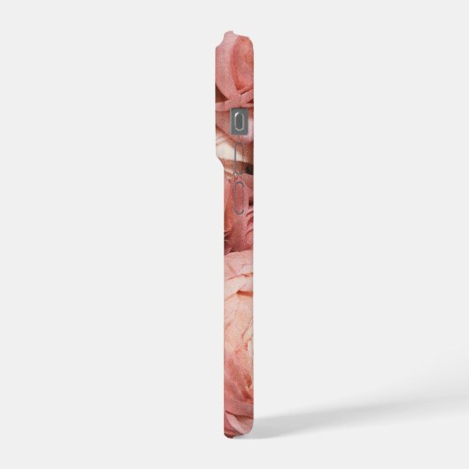 Pink roses iPhoneケース (左側面)