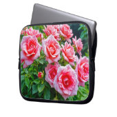 Pink Roses Laptop Sleeve ラップトップスリーブ (正面左)