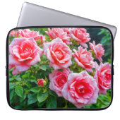 Pink Roses Laptop Sleeve ラップトップスリーブ (正面)