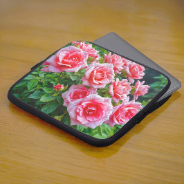 Pink Roses Laptop Sleeve ラップトップスリーブ