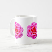 Pink Roses Mug コーヒーマグカップ (正面左)