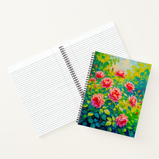 Pink Roses Notebook ノートブック (内部)