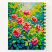 Pink Roses Notebook ノートブック (裏面)