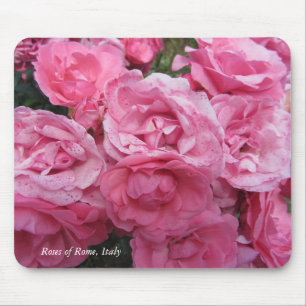 Pink Roses of Rome,イタリア マウスパッド