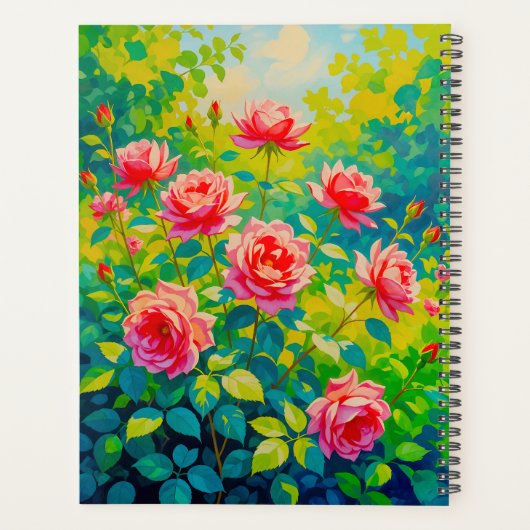Pink Roses Planner プランナー手帳 (裏面)