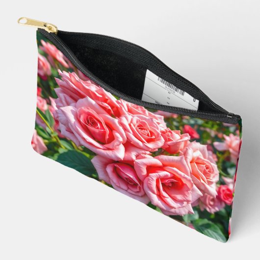 Pink Roses Pouch アクセサリーポーチ (見開き)