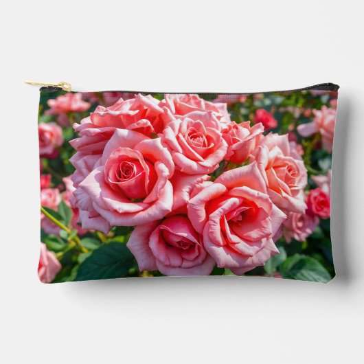Pink Roses Pouch アクセサリーポーチ (正面)