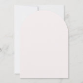 Pink Roses Script Photo Graduation Announcement 招待状 (裏面)