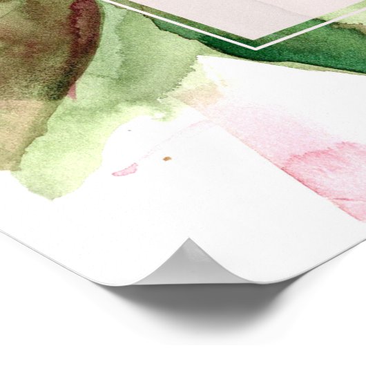 Pink Roses Scripture Romans Grace to You ポスター (角)