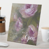 Pink Roses Store 台座サイン (インサイチュ)