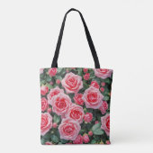 Pink Roses Tote Bag トートバッグ (裏面)