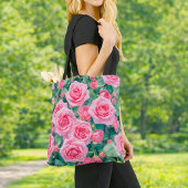 Pink Roses Tote Bag トートバッグ