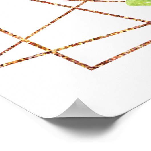 Pink Roses with Foliage Birthday Welcome ポスター (角)