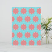 Pink Rosettes on Blue Scrapbook Paper (スタンド正面)