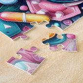 Pink Royal Nurse ジグソーパズル (側面)