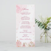 Pink Royal Princess Castle Unicorn 4th Birthday  メニュー (スタンド正面)