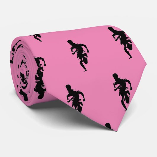 Pink Rugby Tie ネクタイ (ロール)