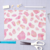 PINK SAFARI - Pink Leopardプリントティッシュペーパー 薄葉紙 (クラフト)
