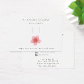 Pink Sakura Blossom Floral Hair Clip Display Card  (デスク)