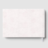 Pink Sakura Ribbon Engagement Party ゲストブック (裏面)