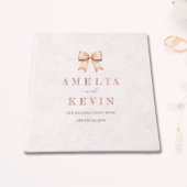 Pink Sakura Ribbon Engagement Party ゲストブック