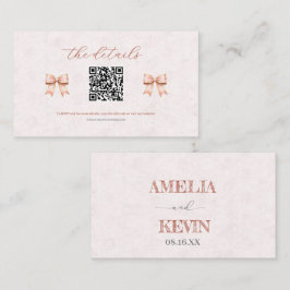 Pink Sakura Ribbon – Japanese-Inspired プレイスカード